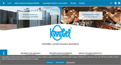 Desktop Screenshot of kovobel.cz